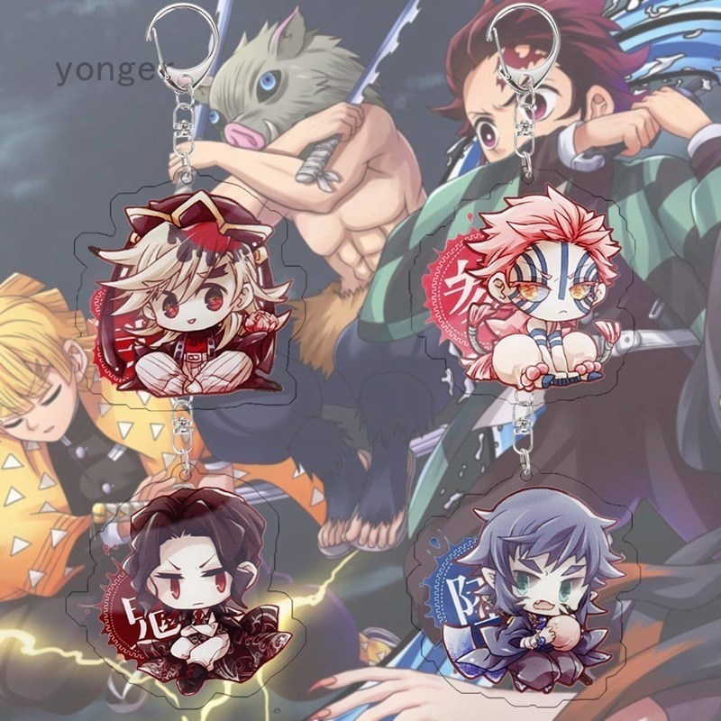 Móc Khóa Gắn Hình Các Nhân Vật Phim Hoạt Hình Kimetsu No Yaaiba