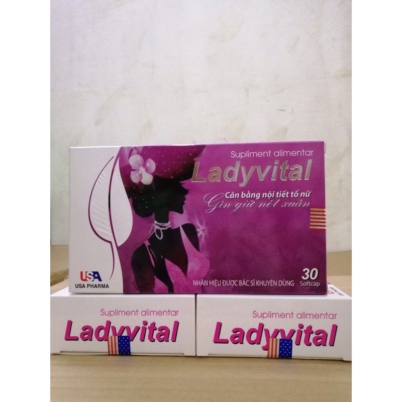 Viên uống Ladyvital giúp bổ sung nội tiết tố nữ - Hộp 30 viên