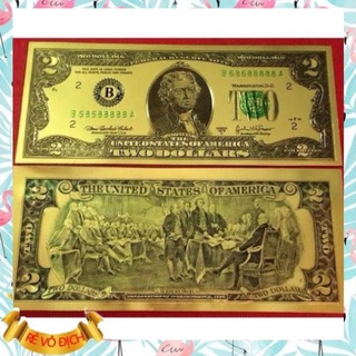 Tờ 2USD Vàng ...