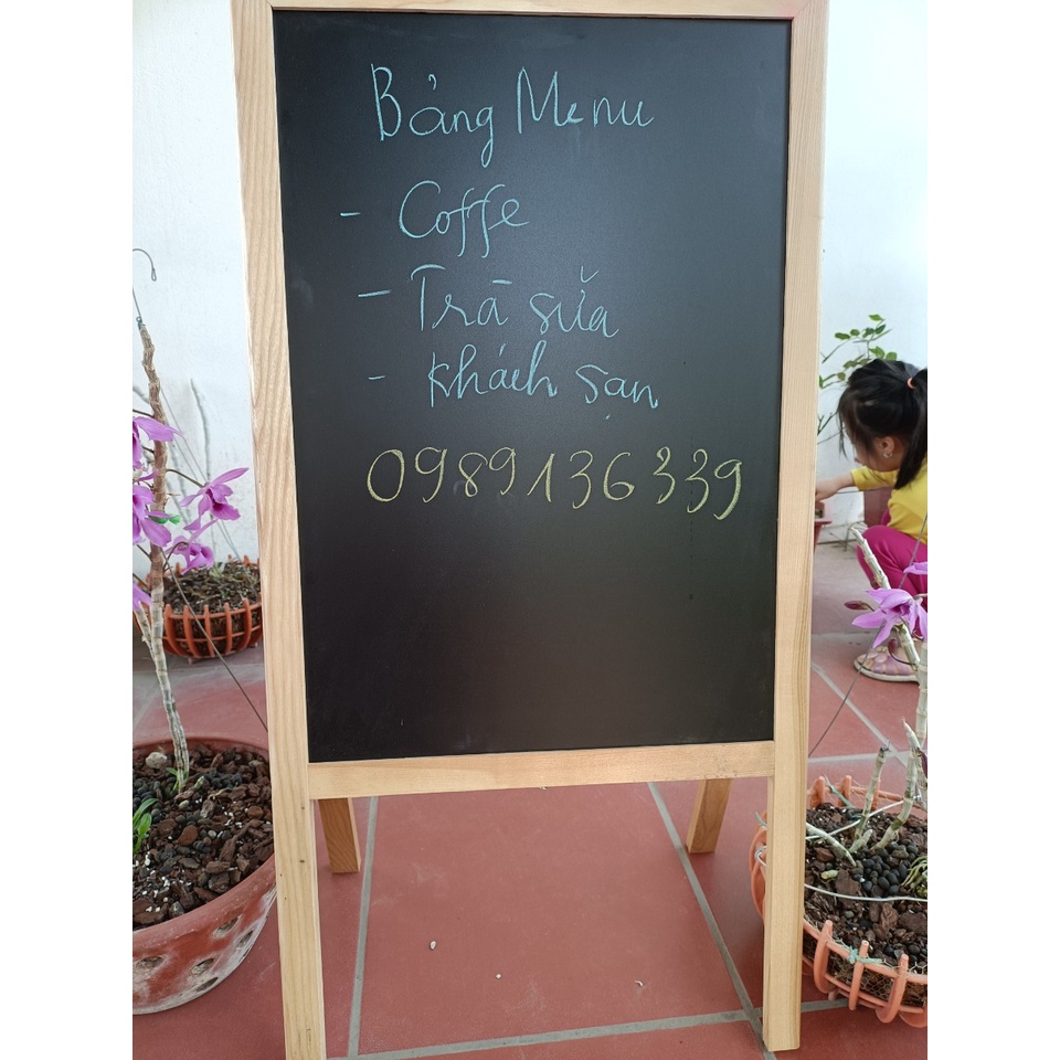 Bảng menu khổ 50x70 cm dành cho nhà hàng, khách sạn, quán caffe Gem Decor