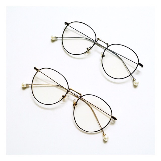 Gọng kính tròn thời trang Pearl Glasses kính tròn Unisex