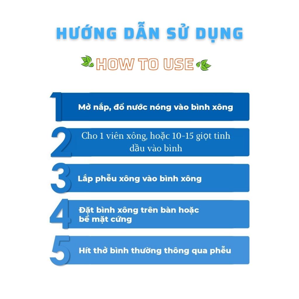 ✅( Combo Chính Hãng ) Viên Xông Euca Opc Hương Tràm Và Bình Xông Mũi Họng, Bình Xông tinh Dầu Argol