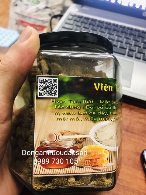 VIÊN TAM THẤT MẬT ONG 500G NHÀ LÀM