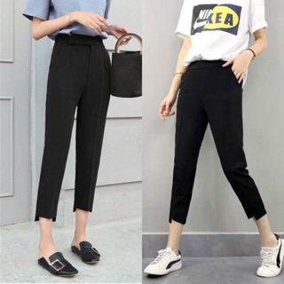 Quần Tây baggy tuyết mưa gấu lệch chất liệu tuyết mưa