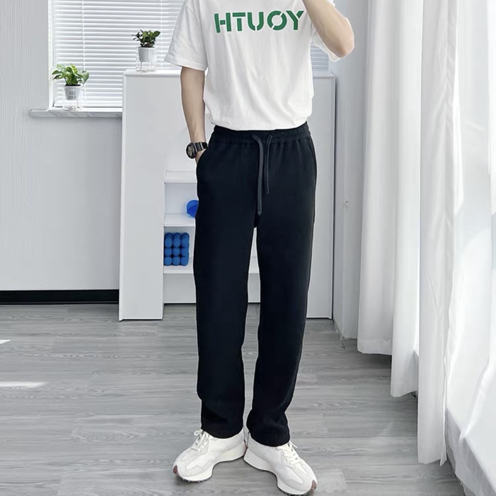 Quần suông dài (pants) nam nữ unisex basic, chất cotton da cá cao cấp, lưng thun co dãn ,đi học,đi chơi,đi làm,thể thao