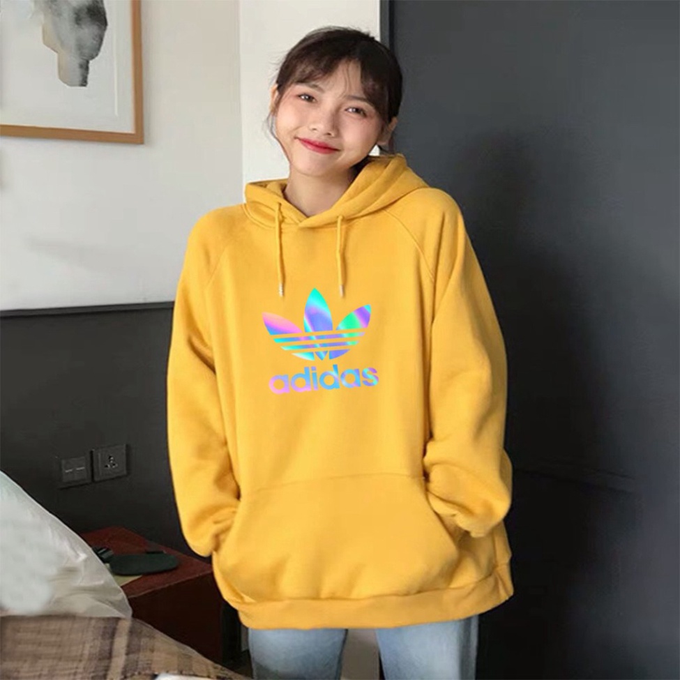 ÁO NỈ HOODIE PHẢN QUANG ADIDAS PQ24KN