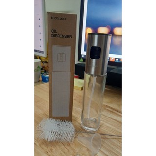 [Sẵn Hàng] Bình xịt dầu ăn Lock&Lock 100ml kèm phểu và cọ rửa - CKO109