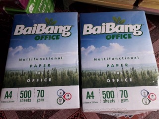 Giấy in A4 Bãi Bằng 70gsm