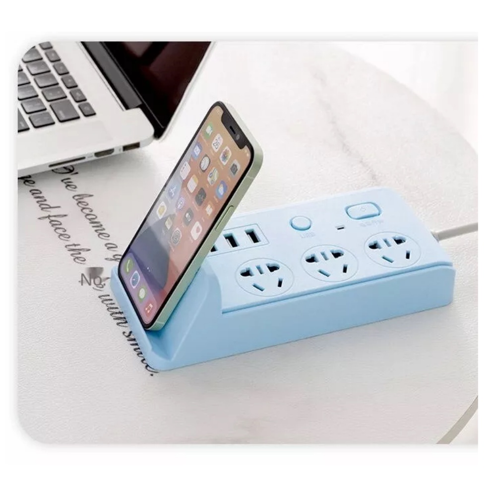 Ổ Cắm Điện Thông Minh Kiêm Sạc Không Dây và Sạc USB, Dây 1,8m