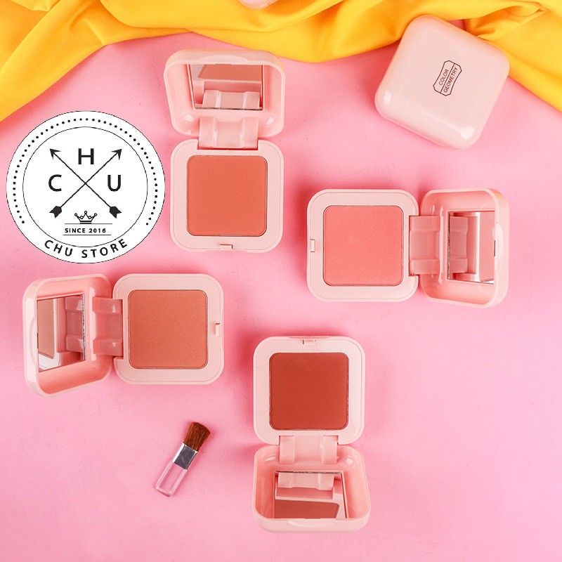 (Bán Buôn – Sỉ) Phấn Má Hồng Đơn Sắc Lameila Novo Blusher Color Geometry  Gốm Vitality Blush P32 | Thế Giới Skin Care