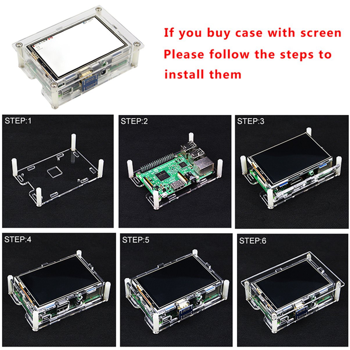 Vỏ Nhựa Acrylic Hdmi Cho Raspberry Pi 4 Chế Độ | BigBuy360 - bigbuy360.vn