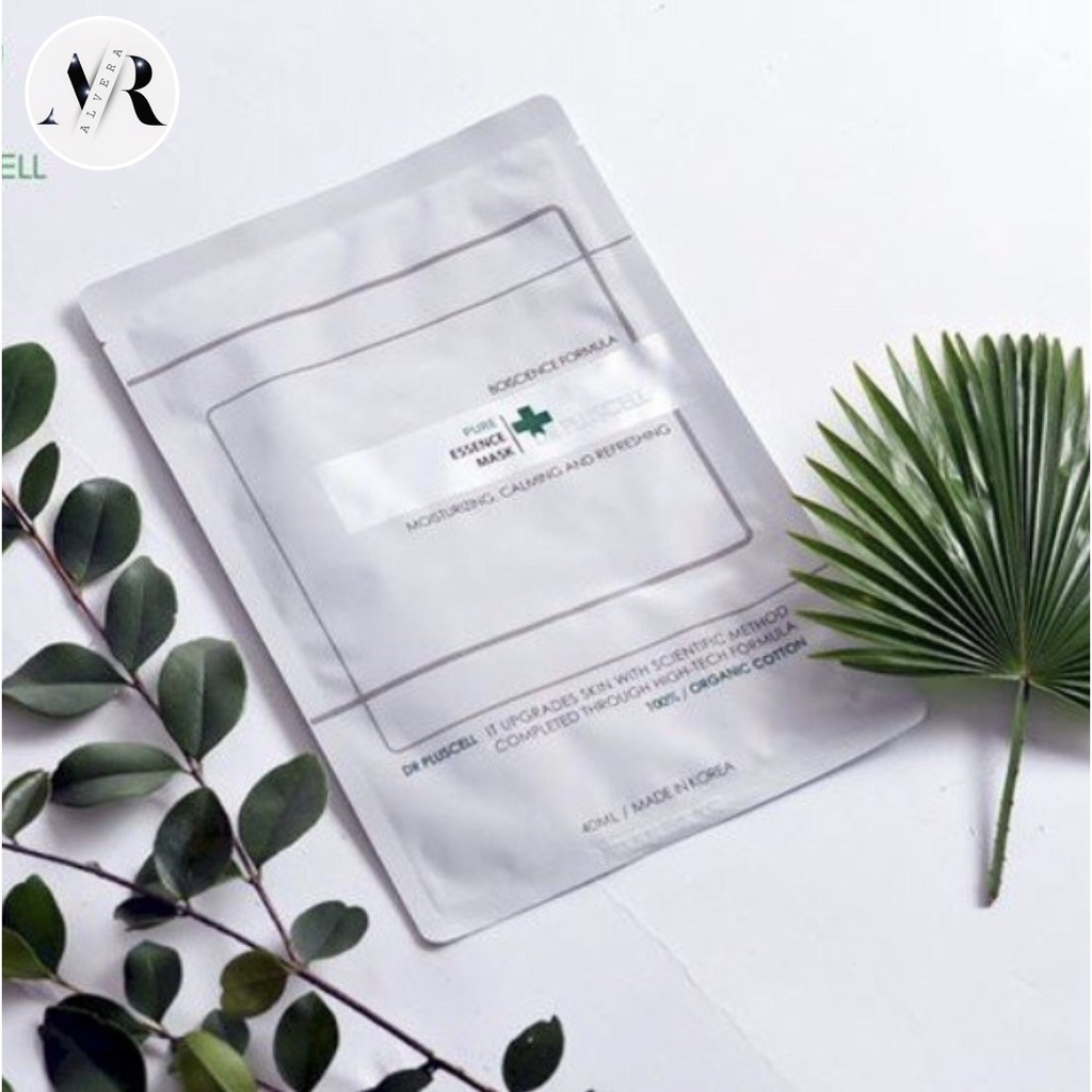 MẶT NẠ NHÂN SÂM TÁI TẠO DA DR PLUSCELL PURE ESSENCE MASK - [MỸ PHẨM ALVERA]