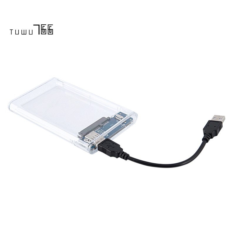 Vỏ Ổ Cứng Ngoài Usb 2.0 Sang Sata Ssd Và Hdd Hỗ Trợ 4tb 2.5-inch