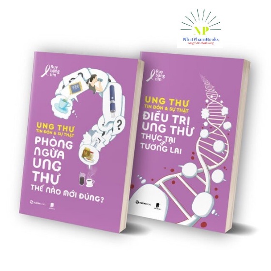 Bộ Sách: Ung Thư - Tin Đồn Và Sự Thật - Tác giả Ruy Băng Tím Tặng Kèm Bookmark