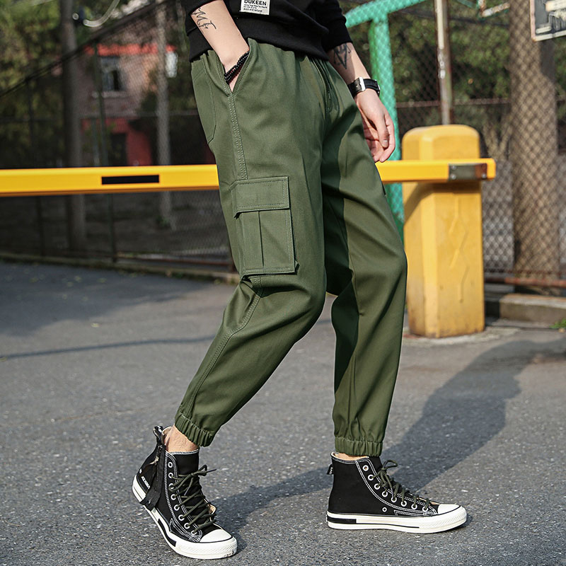 Quần dài Jogger 100% Cotton cỡ lớn thời trang cho nam M-4XL