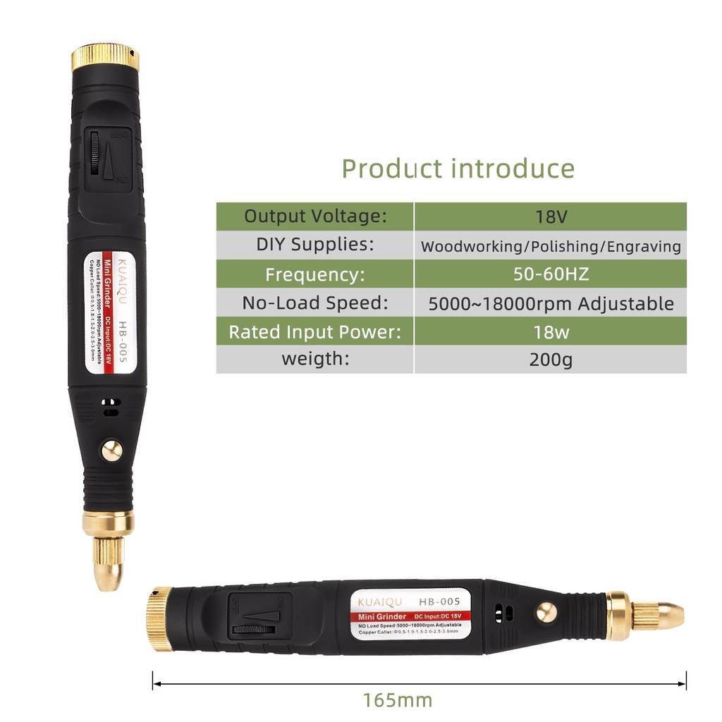 Đầu Mài Đánh Bóng Mini Thay Thế Nhiều Tốc Độ Tiện Dụng