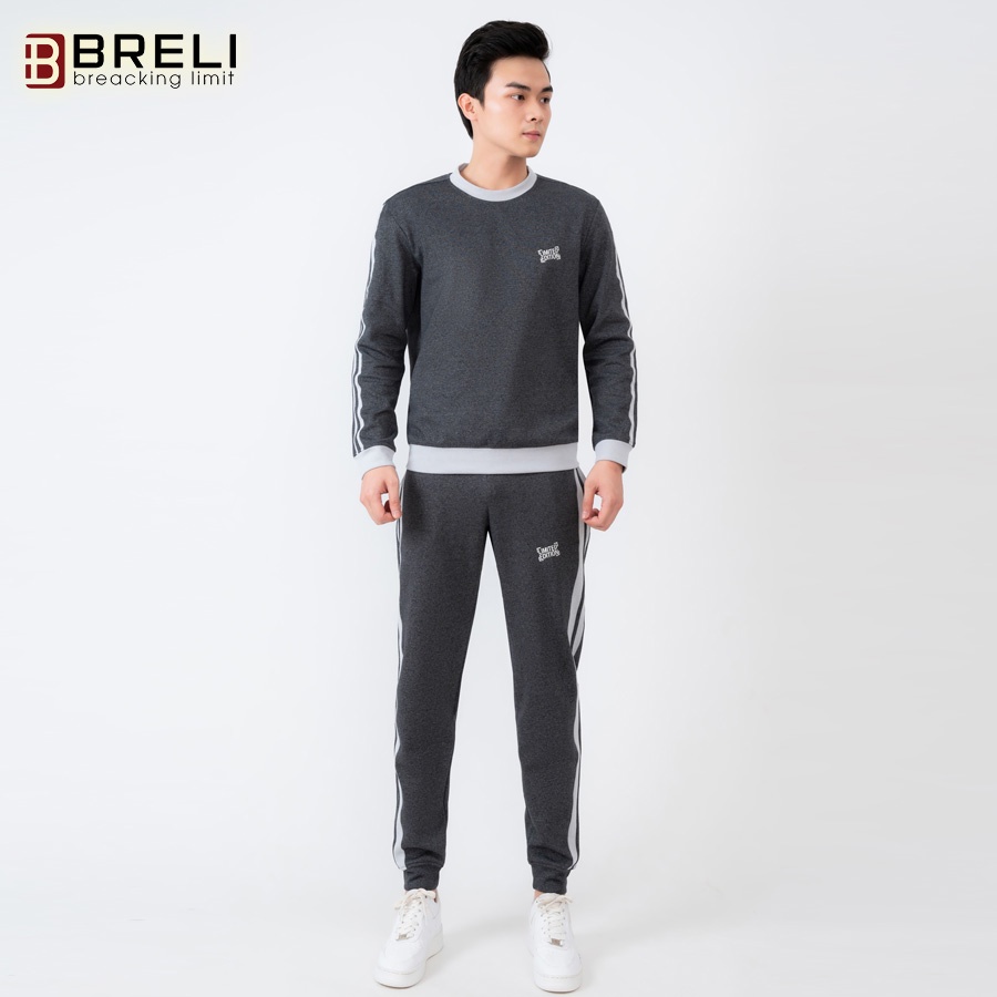 Bộ nỉ thể thao nam Breli - BAN2250-DGR