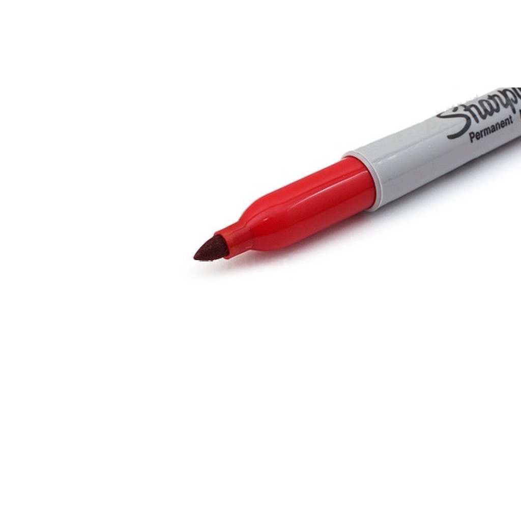 Bút lông dầu viết vẽ trên mọi chất liệu Sharpie Permanent Marker – Fine Point – Màu đỏ (Red)