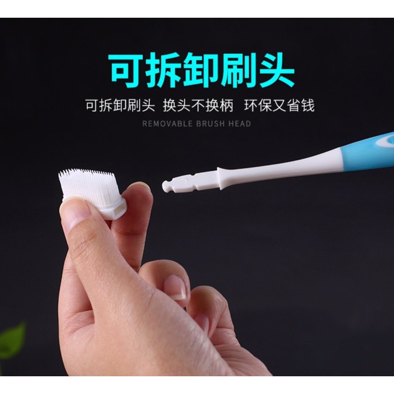 Bàn Chải Đánh Răng Mềm Mại Không Bị Chảy Máu Chân Răng Có Thể Thay Đầu Tiết Kiệm Chi Phí