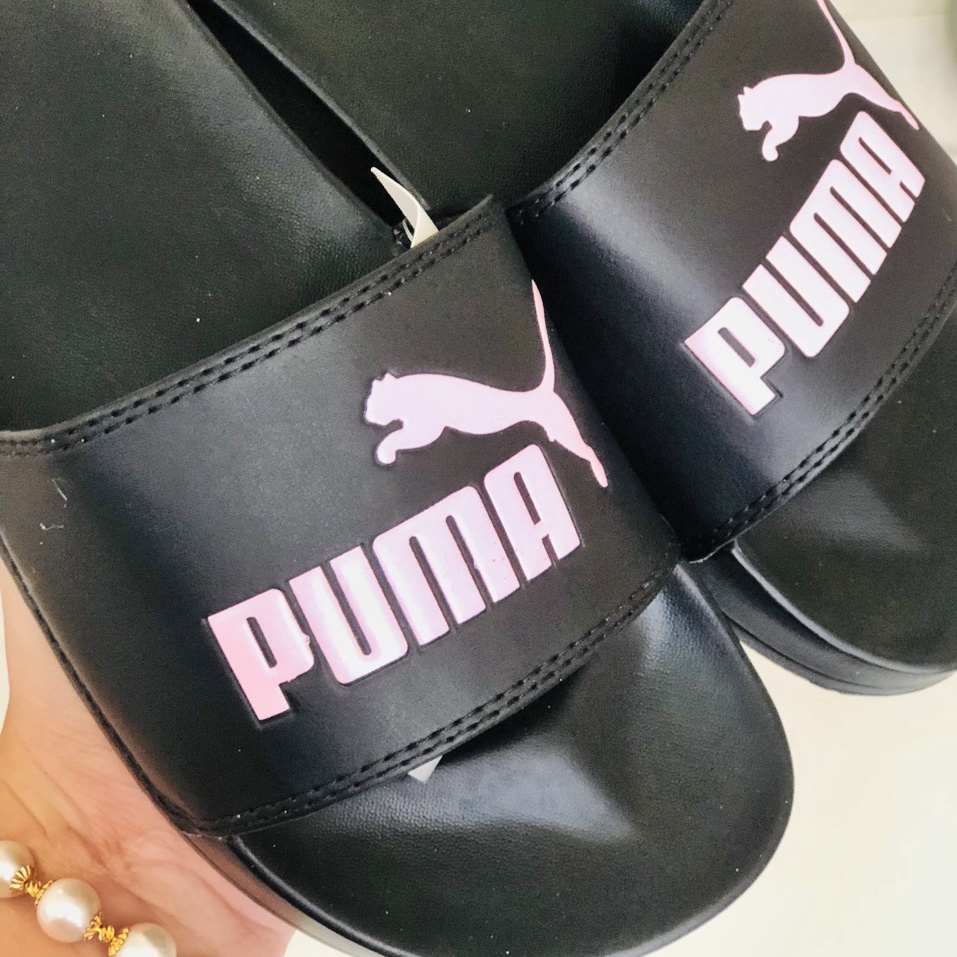 Dép unisex 𝐌𝐋𝐁 𝐏𝐔𝐌𝐀 ❤️FREESHIP + Hộp❤️ dép mlb bóng chày quai ngang thể thao nữ in PUMA nhiều màu