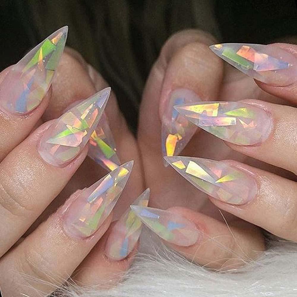 Miếng Dán Kính Phản Quang Dùng Trang Trí Móng Tay Nghệ Thuật