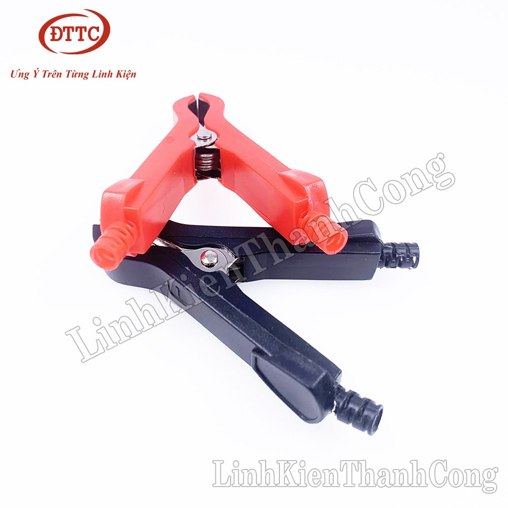 Kẹp Acquy 50A Mạ Niken Bọc Nhựa 80mm