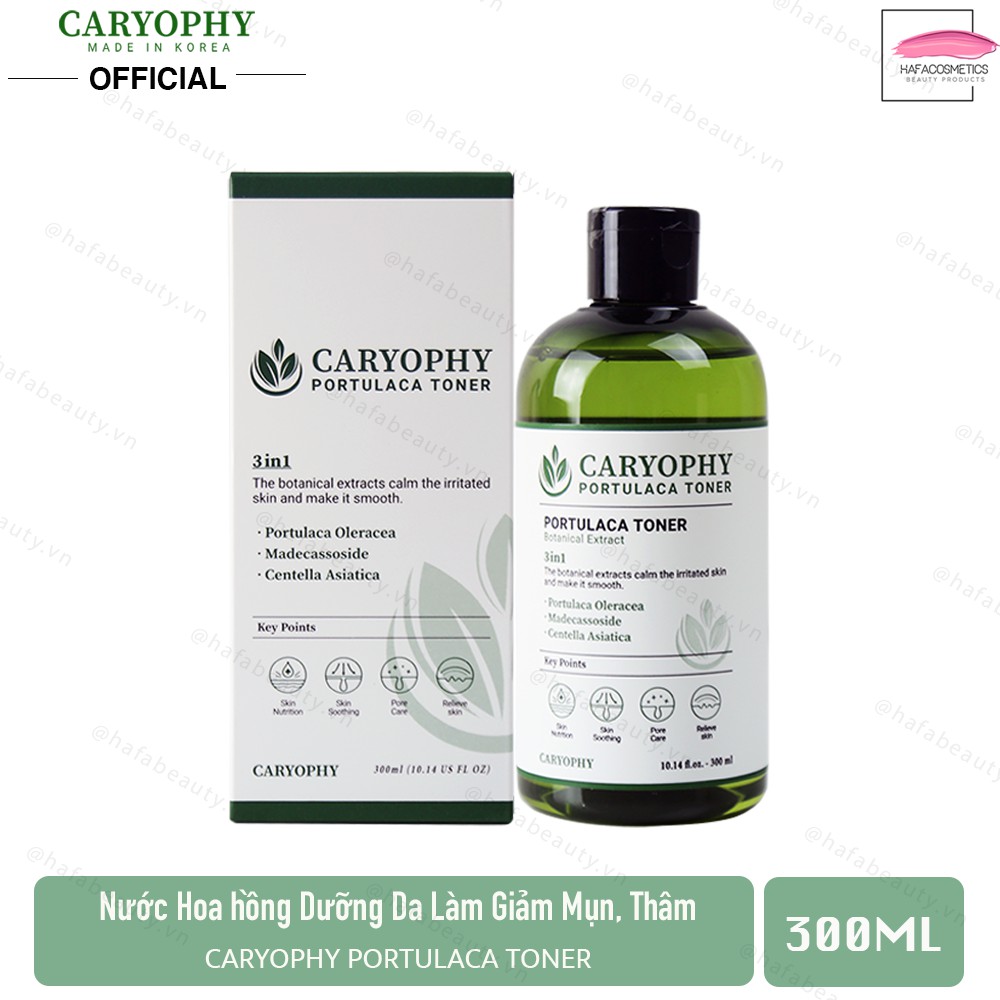 Nước hoa hồng Caryophy Portulaca No Alcohol Toner_ Caryophy Chính Hãng
