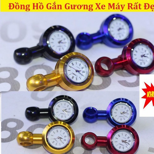 ĐỒNG HỒ CHÂN  GƯƠNG XE MÁY