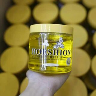 Sáp wax + giấy wax lông bé ong Horshion 750ml