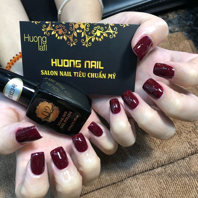 Set sơn gel đỏ thần thánh