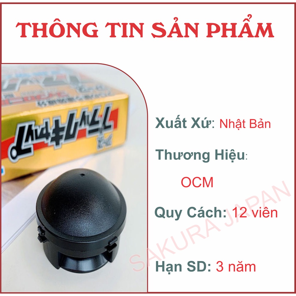 Viên diệt gián Nhật Bản hộp 12 viên Chuẩn Nội Địa Nhật