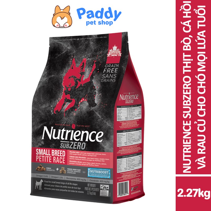 Hạt Nutrience SubZero Cho Chó Mọi Lứa Tuổi (Nhập Khẩu Canada)