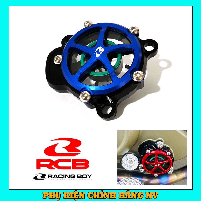 Nắp lọc nhớt trong suốt RCB S1 chính hãng cho Exciter 150, Exciter 135, FZ150i - Bảo Hành 12 Tháng