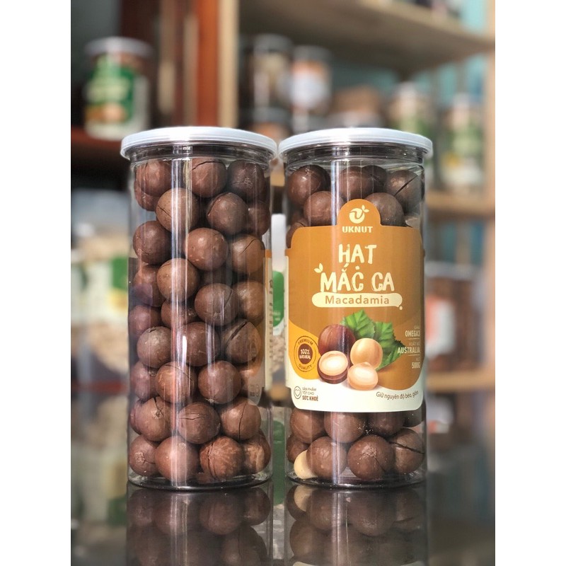 Hạt Macca Úc nứt vỏ 500gram