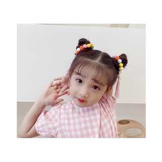 Set 2 cột tóc bông ngộ nghĩnh cho bé iu