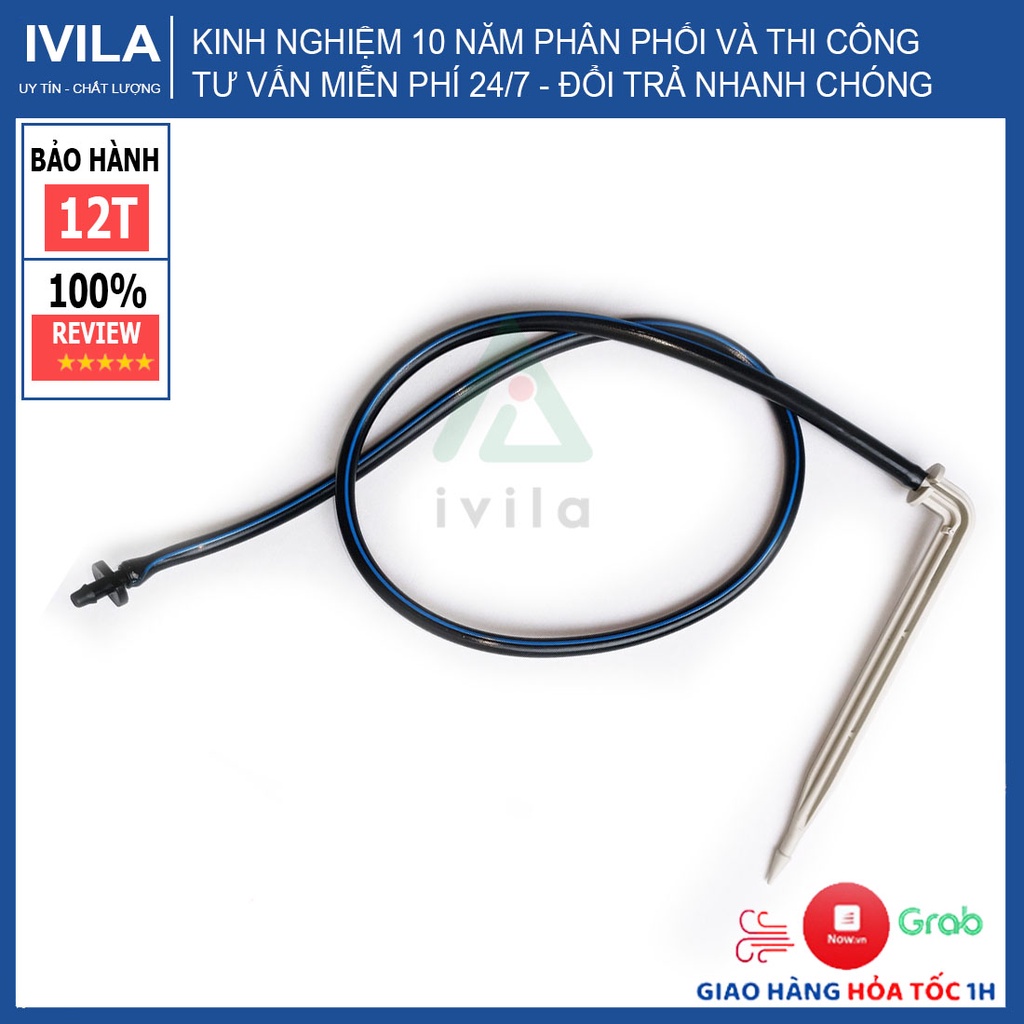 Bộ 1 que cắm nhỏ giọt mũi tên 10cm kèm dây và phụ kiện