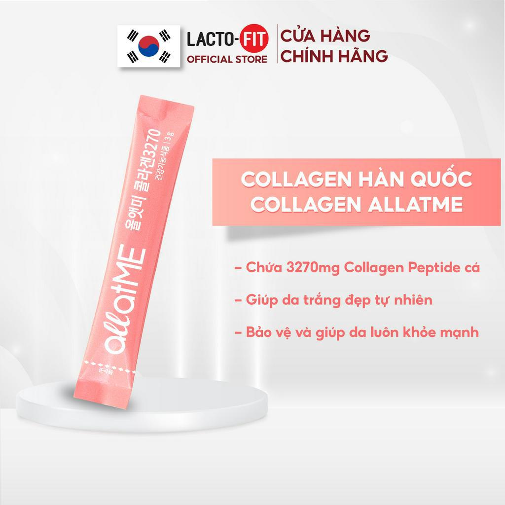 Gói Lẻ Collagen Hàn Quốc AllatME Lacto-Fit - Hạn Chế Lão Hoá & Làm Sáng Da (01 gói x 3g)