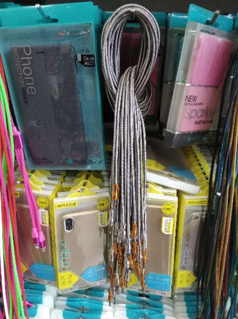 Dây cáp Audio 2 đầu 3.5 dài 1m mạ inox chống rối