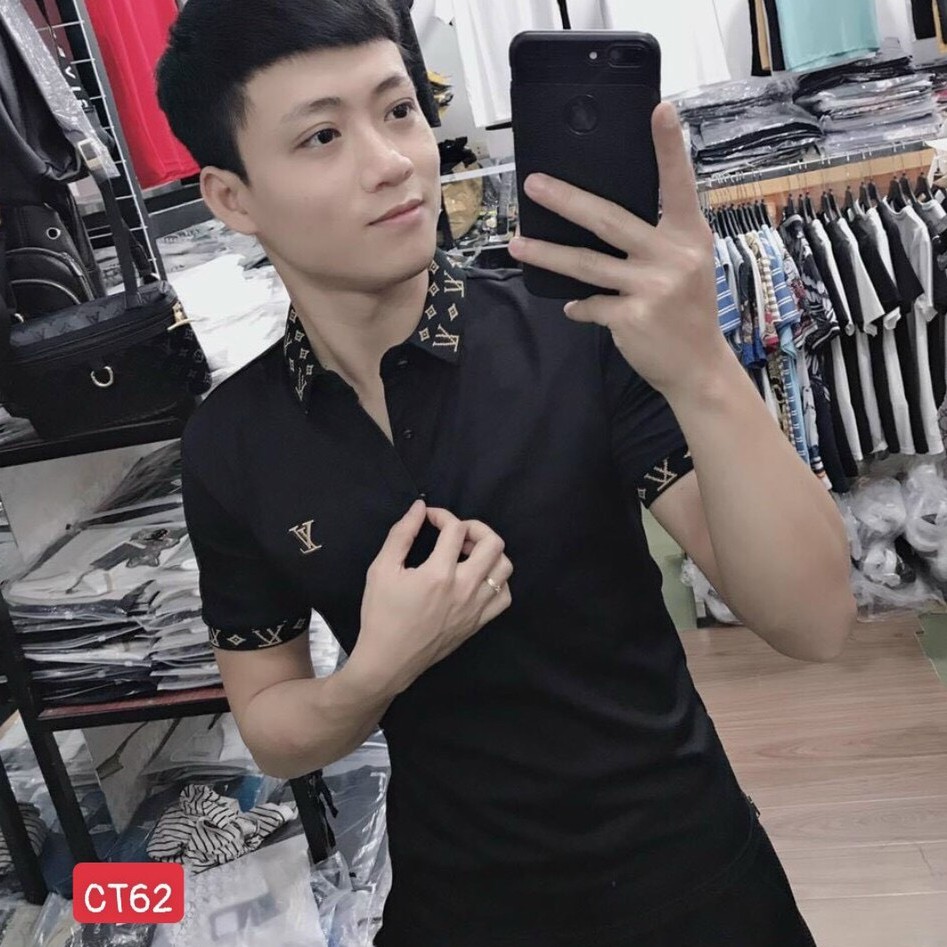 Áo Thun Nam, Áo Phông Nam, Dáng Ôm Body, Không Nhăn, Không xù Hit Hót Thời Trang Cao Cấp tp_shop_87 ms6009