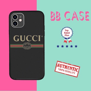 Ốp Lưng Gucci quyến rũ logo gucci nền đen huyền bí dành cho Iphone 5 đến 12 Promax SUPPOD00021