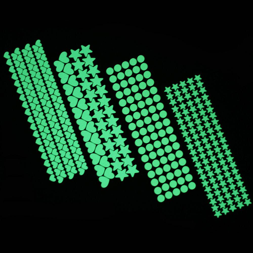 Bộ 24 Đề Can Huỳnh Quang Hình Ngôi Sao Dùng Để Trang Trí Nhà DIY