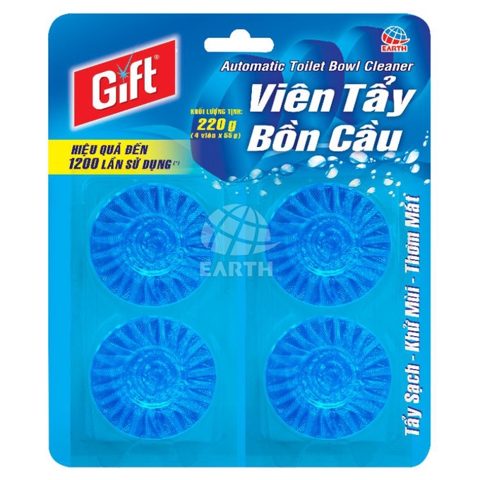 Viên tẩy bồn cầu.