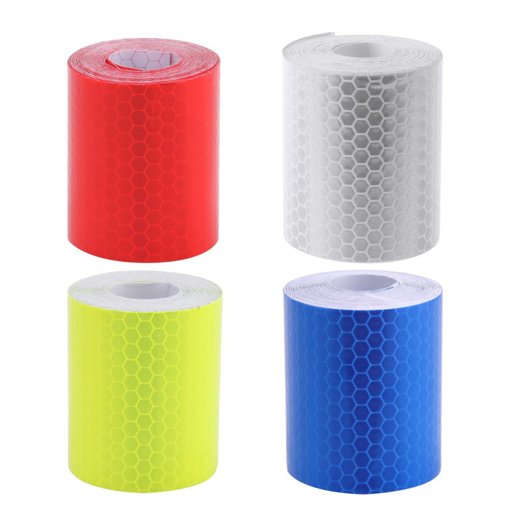 Cuộn sticker phản quang dán xe hơi/xe máy đảm bảo an toàn chiều rộng 5cm chiều dài 3m
