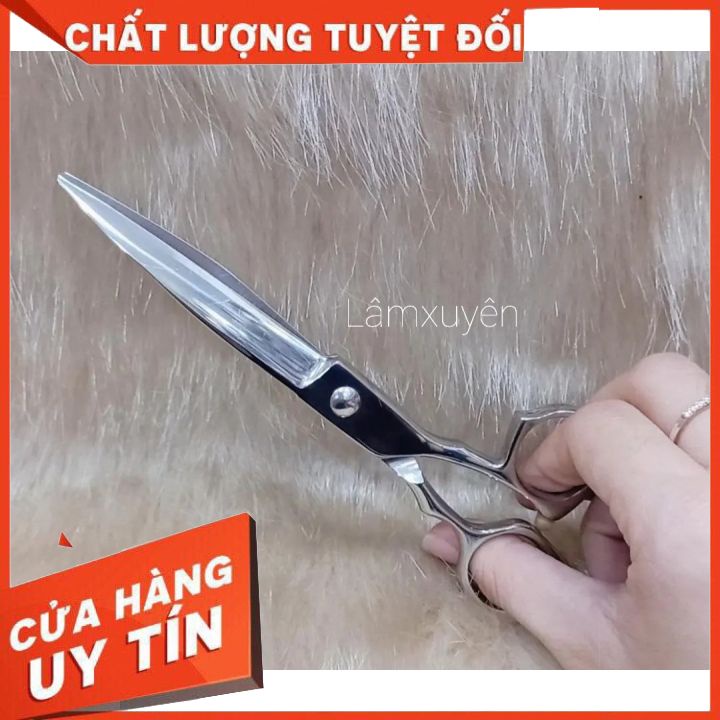 Kéo cắt tóc MS 05-60 KOREA 440C + bao da đựng kéo + 1 lược  Chất liệu thép siêu bền siêu bén _ chuyên dụng