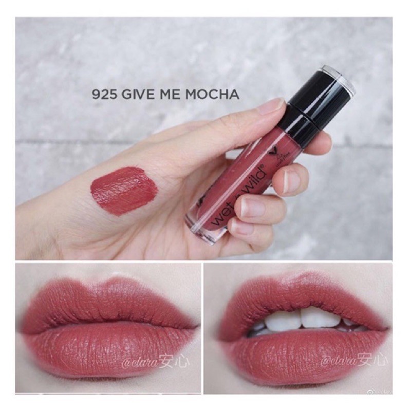 Son kem lì Wet N Wild - 925B Give Me Mocha - Hồng Đất