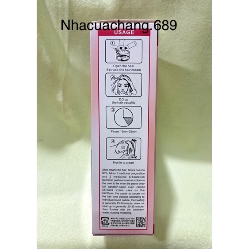 Thuốc Nhuộm Tóc Cinnic Haircare Color 60ml x 2