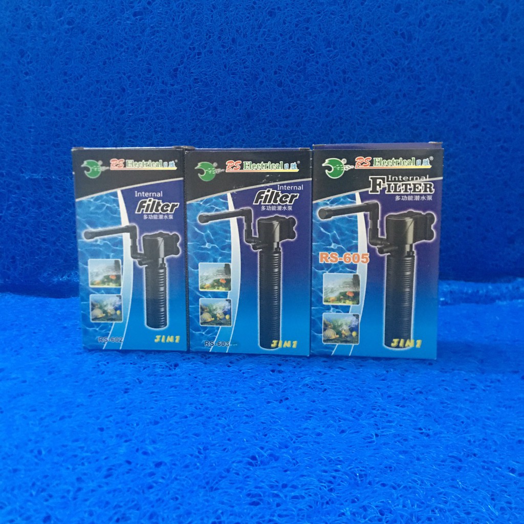 MÁY LỌC NƯỚC BỂ CÁ MINI RS 602-603-605
