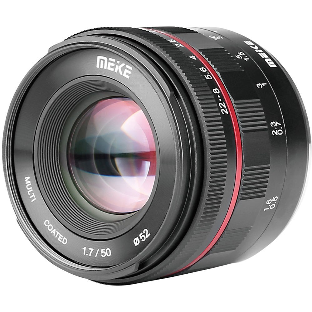 Ống kính Meike 50mm F1.7 Full-Frame và APS-C cho Fujifilm, Sony E/FE, Canon EOS M, Nikon Z, Canon RF, Leica L và M4/3