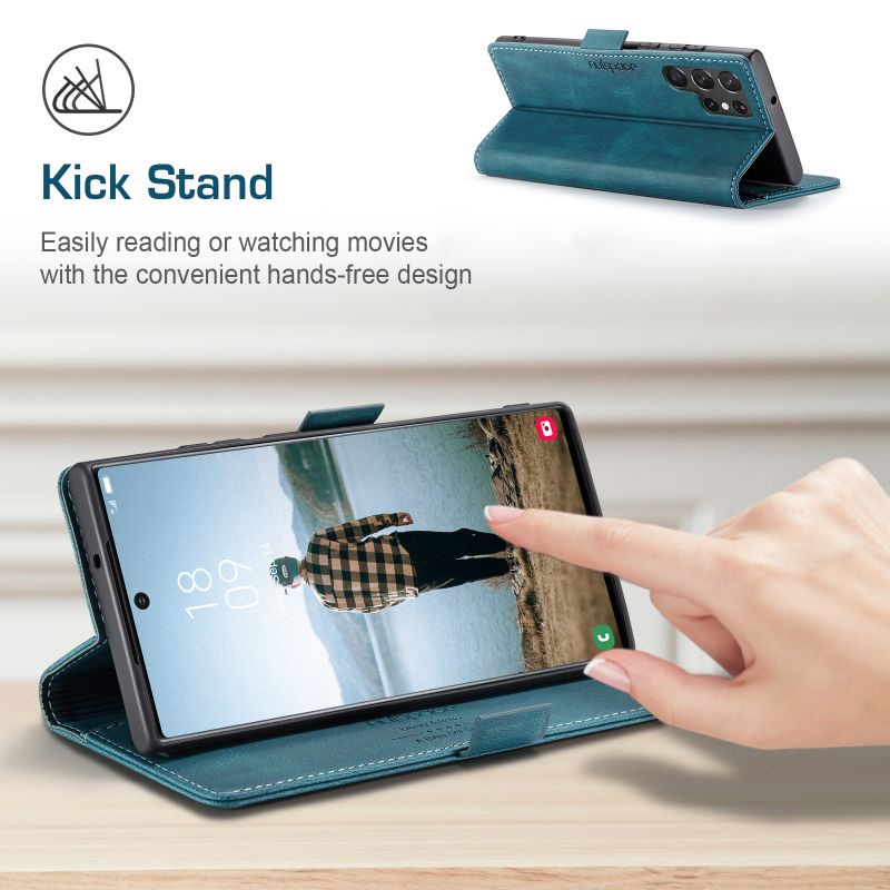 Bao Da Điện Thoại Nắp Gập Dạng Ví Sang Trọng Cho Samsung Galaxy S10 S9 S8 Plus S10 S9 S8 Note 20 Ultra Note 10 Plus Note20 10 Vỏ