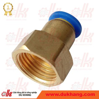 Nối khí nén 1 đầu ống 1 đầu ren trong PCF